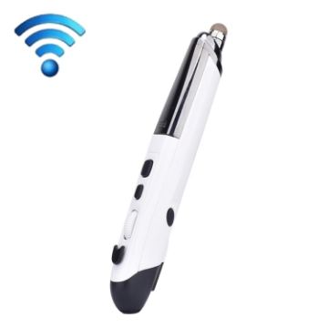 PR-08 1600DPI Wireless Whiteboard Pen Mouse - White - 1