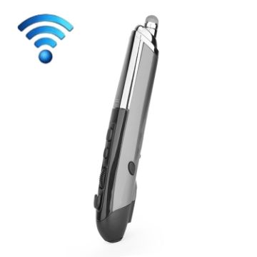 PR-08 1600DPI Wireless Whiteboard Pen Mouse - Silver Gray - 1