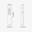 Deli 2.4G Flip Pen Remote Control Pen, Model 2801G White - 8