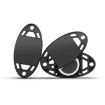 Black Protective Cover for Airtag Bicycle Water Bottle Fixing Bracket - 1