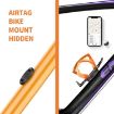 Black Protective Cover for Airtag Bicycle Water Bottle Fixing Bracket - 3