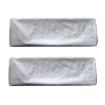 Dustproof Waterproof License Plate Cover - Silver (1 Pair) - 1