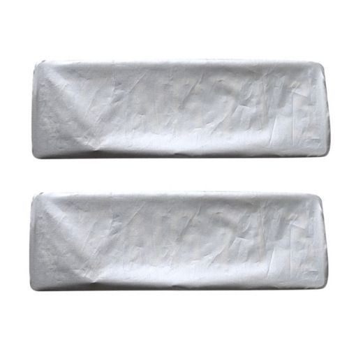 Dustproof Waterproof License Plate Cover - Silver (1 Pair) - 1