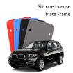 Waterproof Rustproof Silicone License Plate Frame - US Black - 3