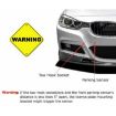 Front Bumper Tow Hook License Plate Bracket for Toyota Yaris - 7