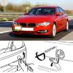 Front Bumper Tow Hook License Plate Bracket for Toyota Yaris - 8