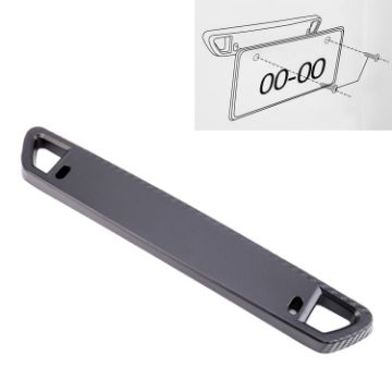 Carbon Fiber License Plate Holder - Universal Car Number Plate Frame - 1
