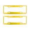 Yellow Aluminum License Plate Frames - 2 PCS - 2