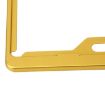 Yellow Aluminum License Plate Frames - 2 PCS - 4