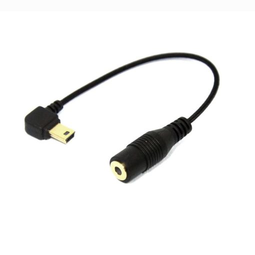 Mini USB to 3.5mm Mic Adapter Cable for GoPro HERO4/3+/3 - 1