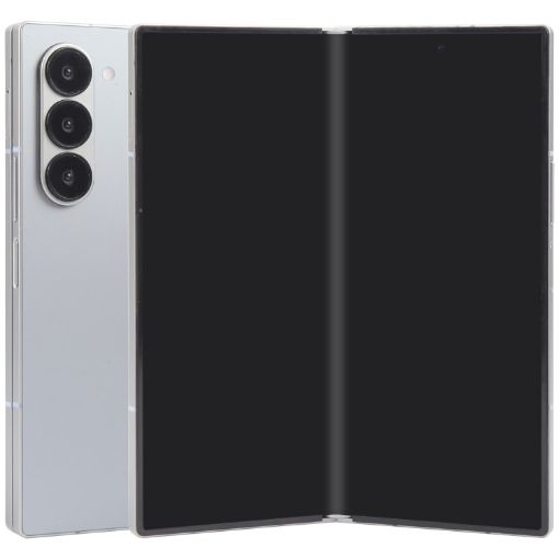 Samsung Galaxy Z Fold6 Black Screen Dummy Display Model Silver - 1