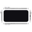 iPhone 16 Plus Black Screen Dummy Display Model (White) - 3