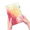 Nokia T10 Watercolor Pattern Flip Leather Tablet Case - Spring Cherry - 5