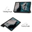 Nokia T20 Three-folding Holder Tablet Case (Grey) - 4