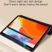 Nokia T20 Acrylic 2 in 1 Y-fold Smart Leather Tablet Case - Emerald - 3