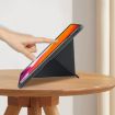Nokia T20 Acrylic 2 in 1 Y-fold Smart Leather Tablet Case - Emerald - 4