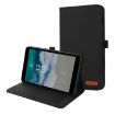 Nokia T10 Fabric PU + TPU Flip Tablet Leather Case - Black - 1