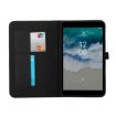 Nokia T10 Fabric PU + TPU Flip Tablet Leather Case - Black - 4