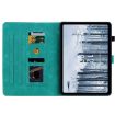 Nokia T10 Lily Embossed Leather Tablet Case - Green - 4