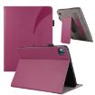 Nokia T10 8.0 Litchi Texture Leather Tablet Case - Purple - 1