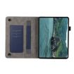 Nokia T10 8.0 Litchi Texture Leather Tablet Case - Dark Blue - 3