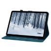 Nokia T10 Lily Embossed Leather Tablet Case - Dark Blue - 5