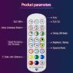 SKS-WF-04 WiFi Smart Voice Light Strip Controller (24 Keys) - 3