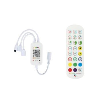 WiFi Smart RGB LED Strip Controller for Alexa, 24-keys - 5-24V - 1