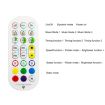 24-Key 2.4G LED Light Strip Controller - Colorful Running Water - White - 3