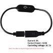JUNSUNMAY Type-C LED Dimmer Switch Controller, 30cm, Black - 4