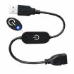 JUNSUNMAY USB LED Touch Dimmer Switch Controller 30cm Black - 2