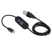 JUNSUNMAY Type-C to USB LED Dimmer Switch Controller, 1m Black - 2