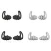 iMeBoBo A1 Shark Fin Nano Silicone Earplugs, Three Layer Black - 2