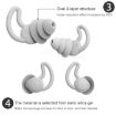 iMeBoBo A1 Shark Fin Nano Silicone Earplugs - Grey - 4