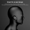 iMeBoBo A1 Shark Fin Nano Silicone Earplugs - Two Layer Black - 5