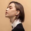 iMeBoBo A1 Shark Fin Nano Silicone Earplugs - Two Layer Black - 6