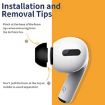 Slow Rebound Foam Earmuffs for AirPods Pro, Size L - Black - 2