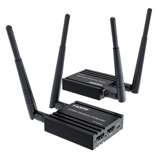 200m Wireless HDMI Extender Signal Amplifier, Transmitter+Receiver - 1