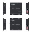 300m IP HDMI Extender HD Video Transmission, UK Plug (Black) - 3