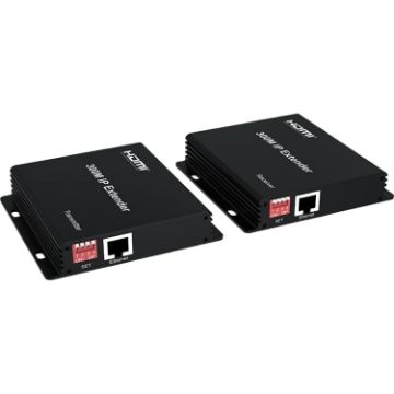 300m IP HDMI Extender HD Video Transmission, Transmitter + Receiver US Plug - 1