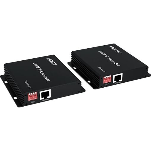 300m IP HDMI Extender HD Video Transmission, Transmitter + Receiver US Plug - 1