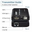 HDMI to RJ45 120m Network Extender - 4K HD - US Plug - 3
