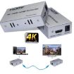 HDMI to RJ45 Ethernet Cable Extender 100m - 4K HD Signal Amplifier - EU Plug - 2