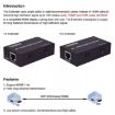 HDMI to RJ45 Ethernet Cable Extender 100m 4K HD Signal Amplifier - UK Plug - 4