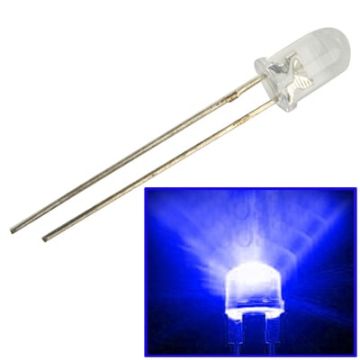 1000pcs 5mm Blue Light Water Clear LED Lamp - Pack of 1000 - 1