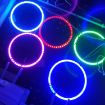 60mm 3W DIY Assembly Light COB LED Decorative Circle DC9V Blue - 5