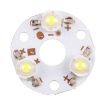 3W 3 LEDs Module Lamp Ceiling Lighting Source 32mm, DC9V White Light - 1