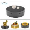 12cm 360 Degree Rotating Turntable Matte Electric Display Stand Black - 1