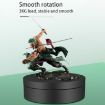 12cm 360 Degree Rotating Turntable Matte Electric Display Stand Black - 7