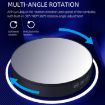 Intelligent Electric Rotating Turntable Mirror Display Stand (Blue Light) - 5